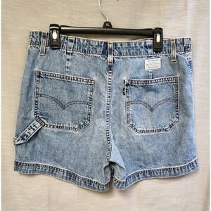 LEVI'S Strauss & Co. Y2K Shorts Womens Size 12 Two-Horse Brand Carpenter Vintage